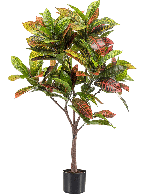 Croton Artificial Plant Premium Faux 120cm Height