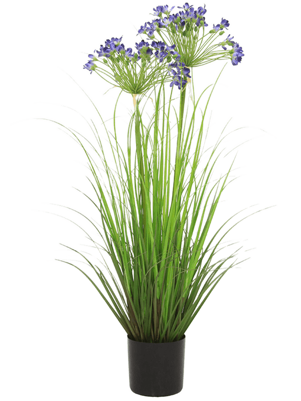 Agapanthus Artificial Plant Premium Faux 80cm Height