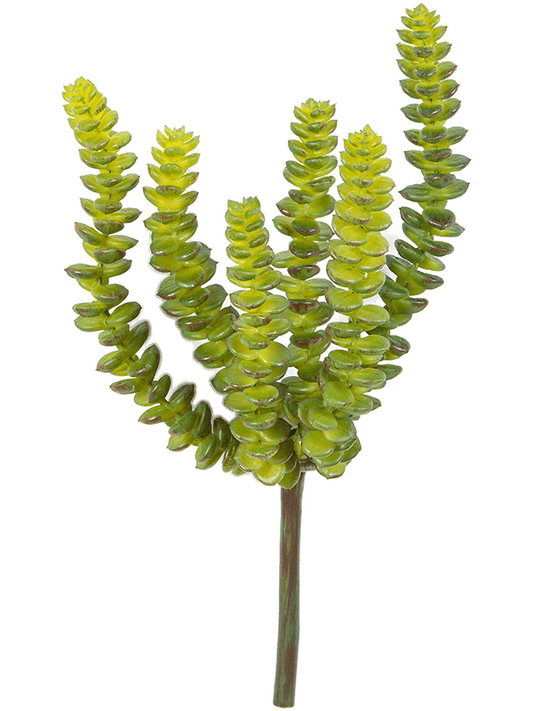 Crassula Perforata Artificial Plant Premium Faux 17cm Height