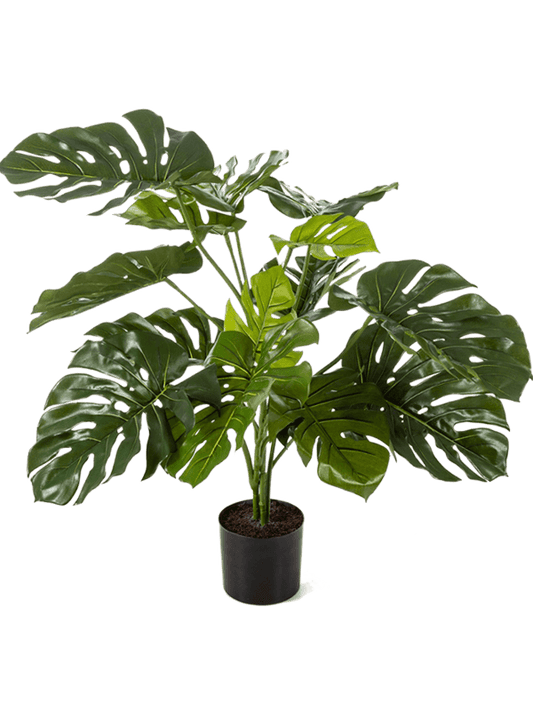 Monstera Deliciosa Artificial Plant Premium Faux 85cm Height