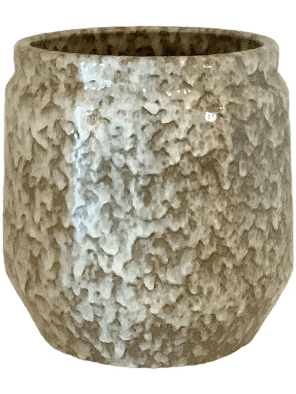 Antes Plant Pot 36cm Height 27cm Dia Pot Reactive Sandy Beige Pots & Planters