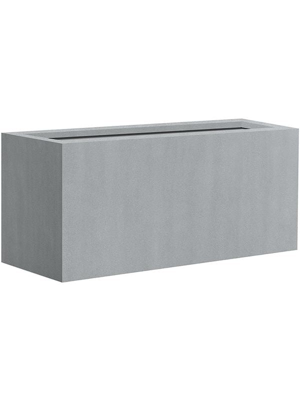 Argento Plant Pot 30cm Height 23cm Dia Box Natural Grey