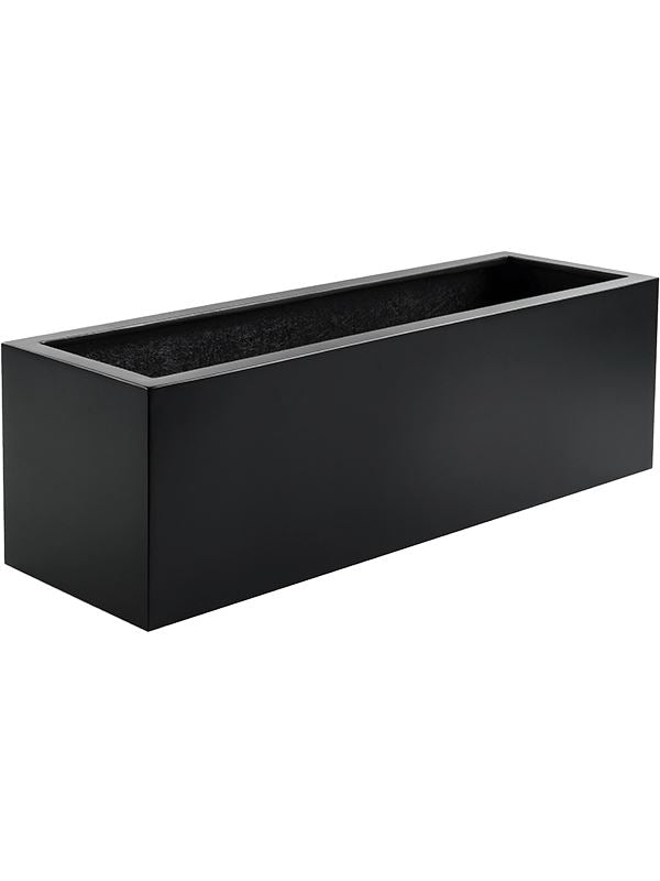 Argento Plant Pot 30cm Height 23cm Dia Small Box Black