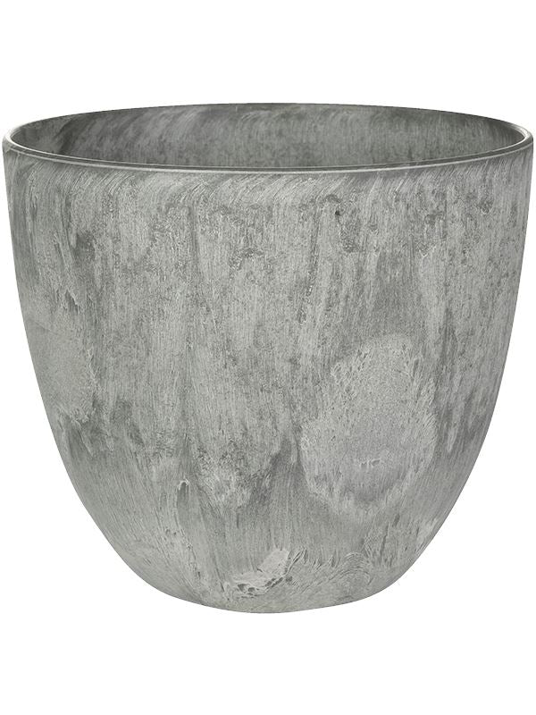 Artstone Plant Pot 15cm Height 16cm Dia Bola Pot Grey