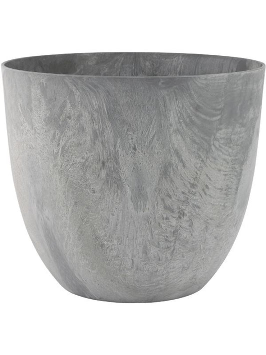 Artstone Plant Pot 33cm Height 36cm Dia Bola Pot Grey