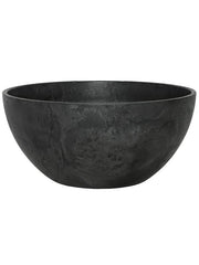 Artstone Plant Pot 12cm Height 14cm Dia Fiona bowl black