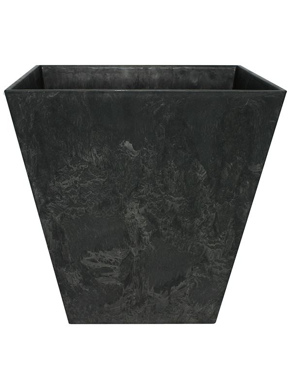 Artstone Plant Pot 40cm Height 38cm Dia Ella pot black