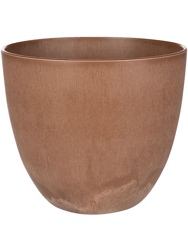 Artstone Plant Pot 15cm Height 16cm Dia Bola Pot Oak