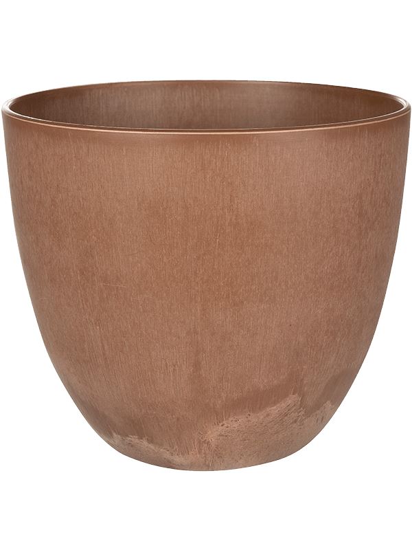 Artstone Plant Pot 20cm Height 22cm Dia Bola Pot Oak