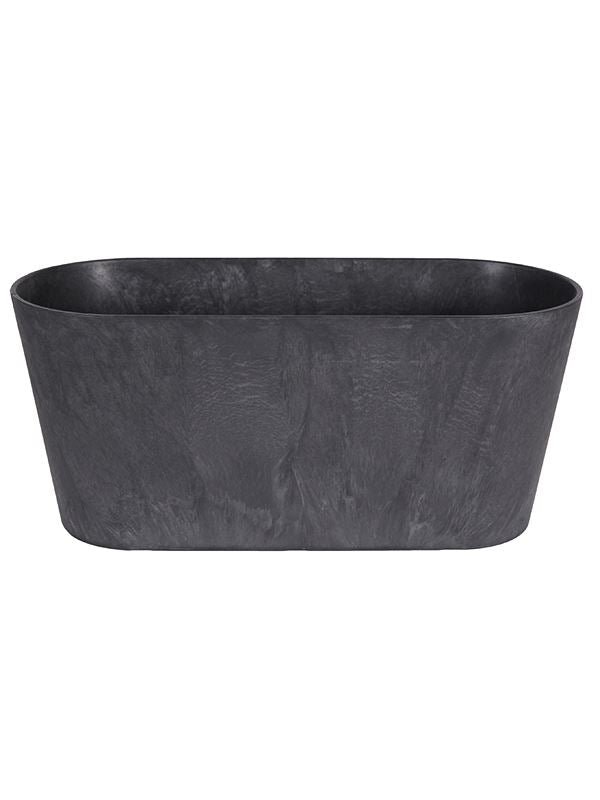 Artstone Plant Pot 17cm Height 15cm Dia Claire balcony black