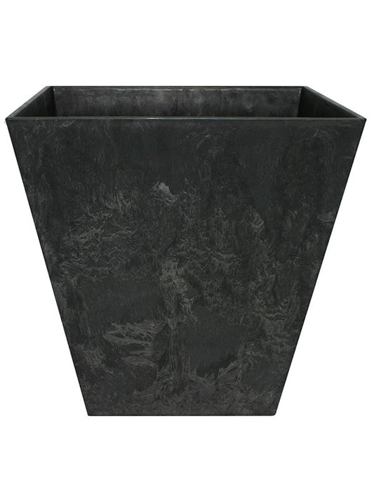 Artstone Plant Pot 34cm Height 33cm Dia Ella pot black