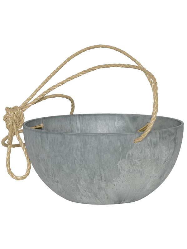 Artstone Plant Pot 15cm Height 31cm Dia Fiona hanger grey