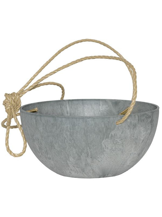 Artstone Plant Pot 15cm Height 31cm Dia Fiona hanger grey