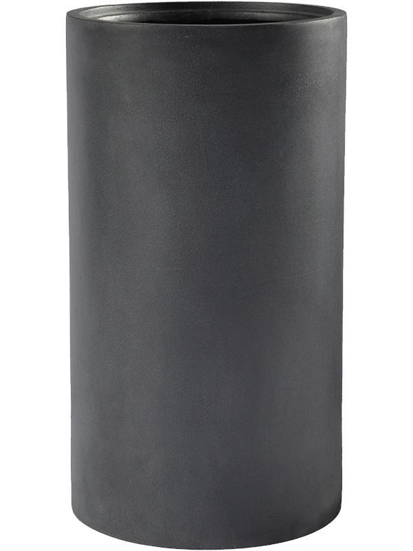 Baq Basic Plant Pot 55cm Height 24cm Dia Cylinder Dark Grey (with liner)