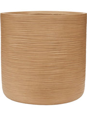 Baq Dune Plant Pot 52cm Height 48cm Dia Cylinder Brown Beige