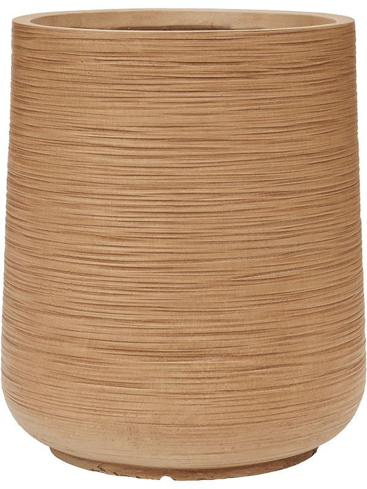 Baq Dune Plant Pot 43cm Height 30cm Dia Darcy Brown Beige