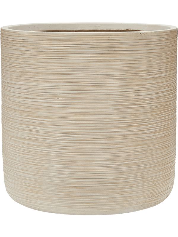 Baq Dune Plant Pot 52cm Height 48cm Dia Cylinder Beige