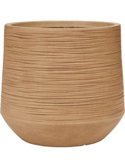 Baq Dune Plant Pot 37cm Height 33cm Dia Darcy Brown Beige