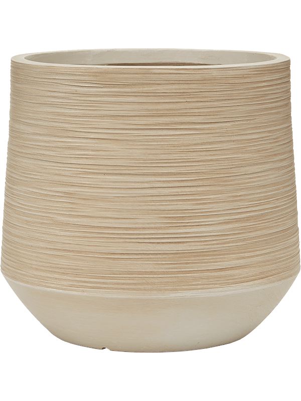 Baq Dune Plant Pot 37cm Height 33cm Dia Darcy Beige