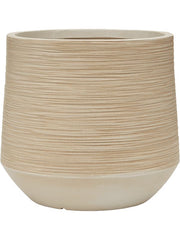 Baq Dune Plant Pot 37cm Height 33cm Dia Darcy Beige