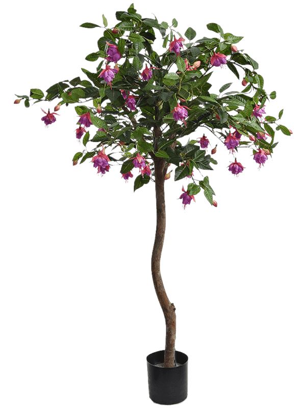 Fuchsia Tree Artificial Plant Premium Faux 110cm Height Artificial Plants