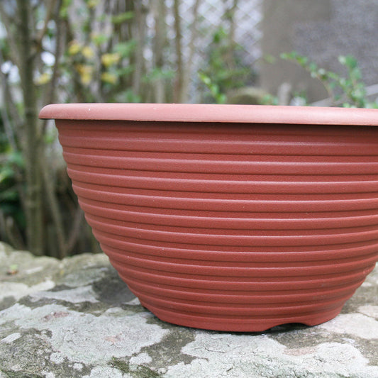 25cm Olympia Bowl Terracotta Plant Pot Outdoor Pots