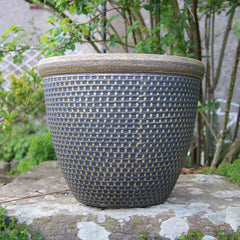 30cm Cromarty Antique Gold Plant Pot Outdoor Pots