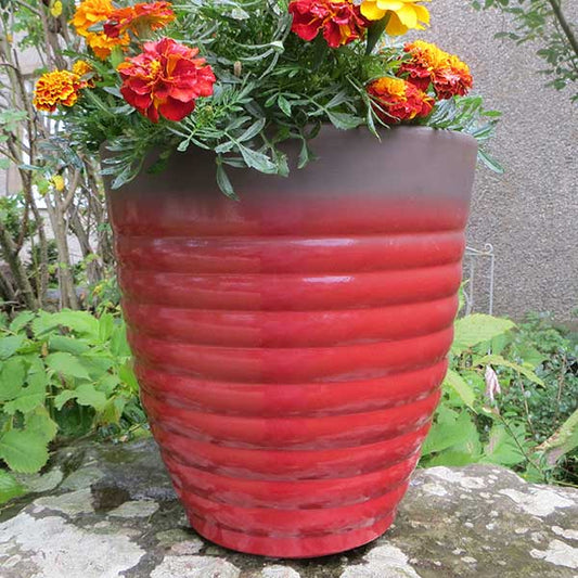 35cm Florence Planter Post Box Red Plant Pot Outdoor Pots