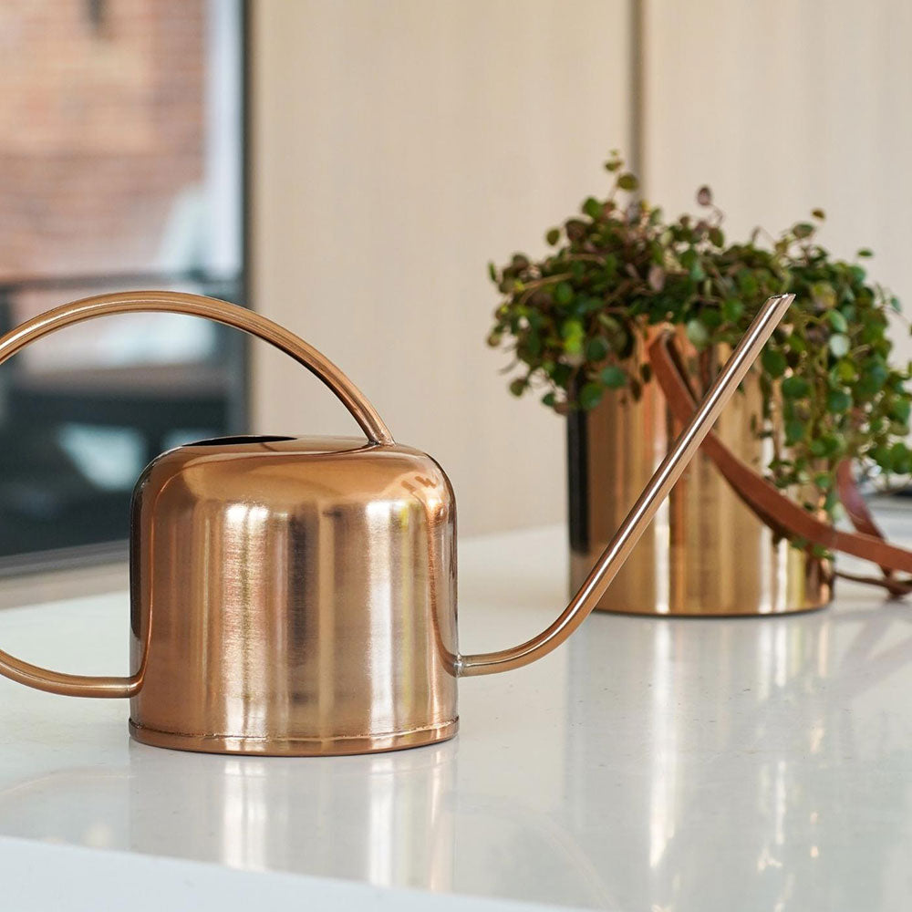 Indoor Kensington Copper Watering Can 19cm Height 38cm Width Pots & Planters