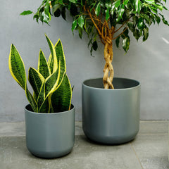 Lisbon Planter Charcoal 26cm Height 26cm Dia Pots & Planters