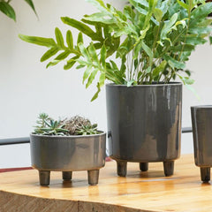 Pisa Slate Planter 24cm Height 20cm Dia Pots & Planters